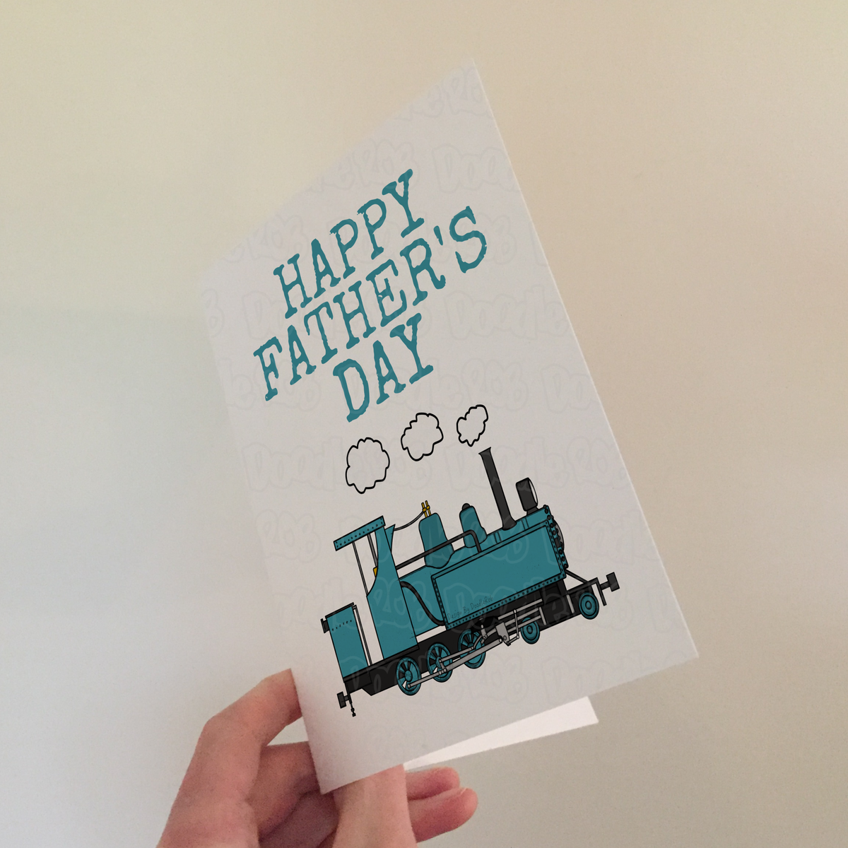 Steam Train Father's Day Card - Dad Railway Enthusiast