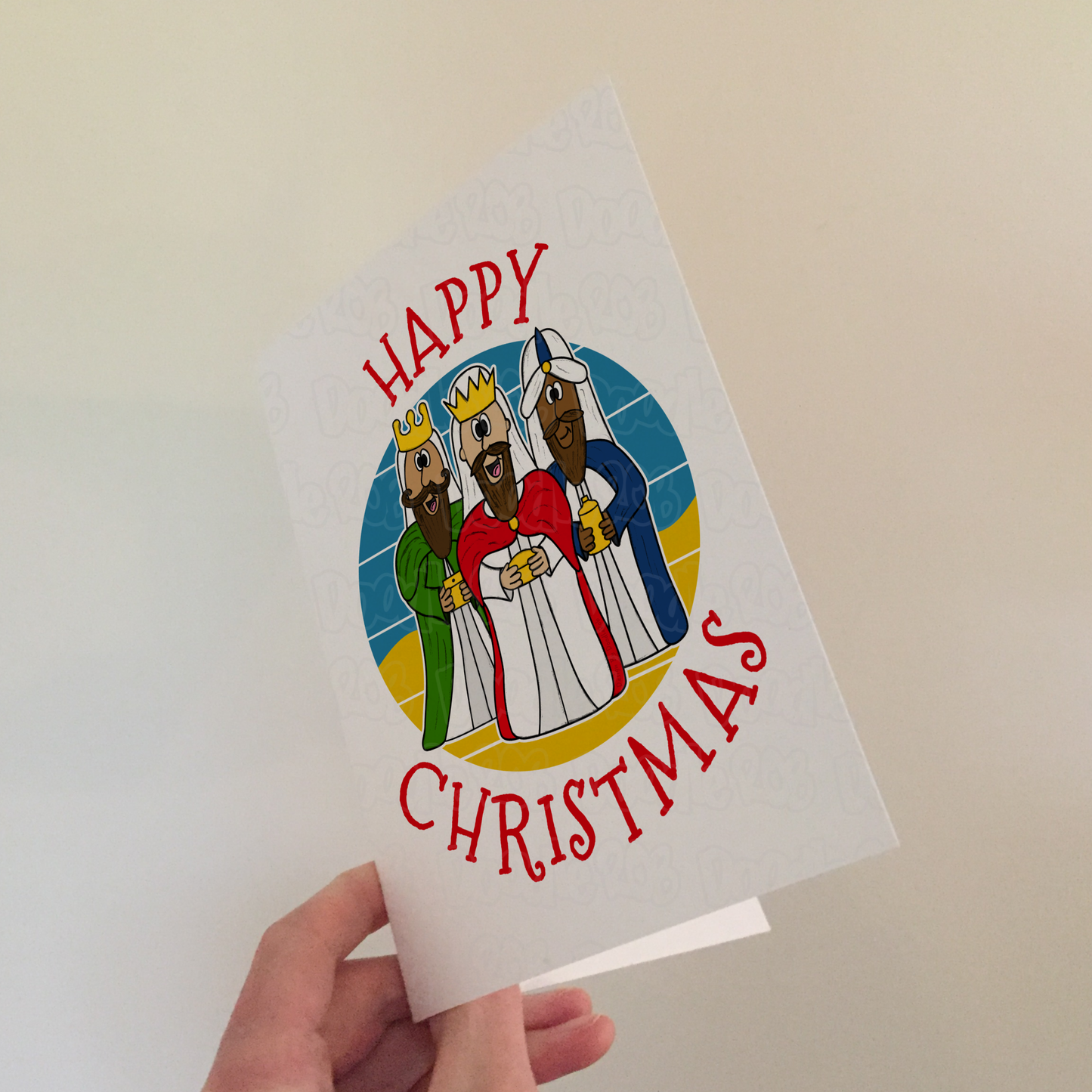 Three Wise Men Christmas Card - Nativity Card - Church Christmas Card