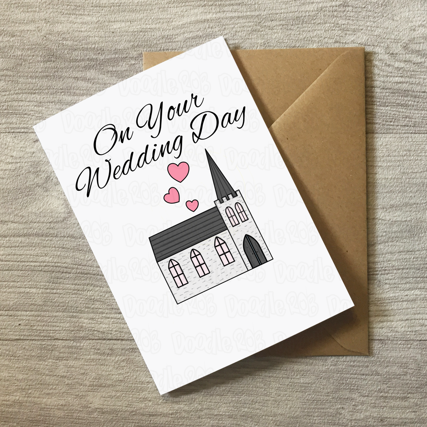 Church Wedding Card - On Your Wedding Day - Christian Wedding Card - Religious Greeting Card