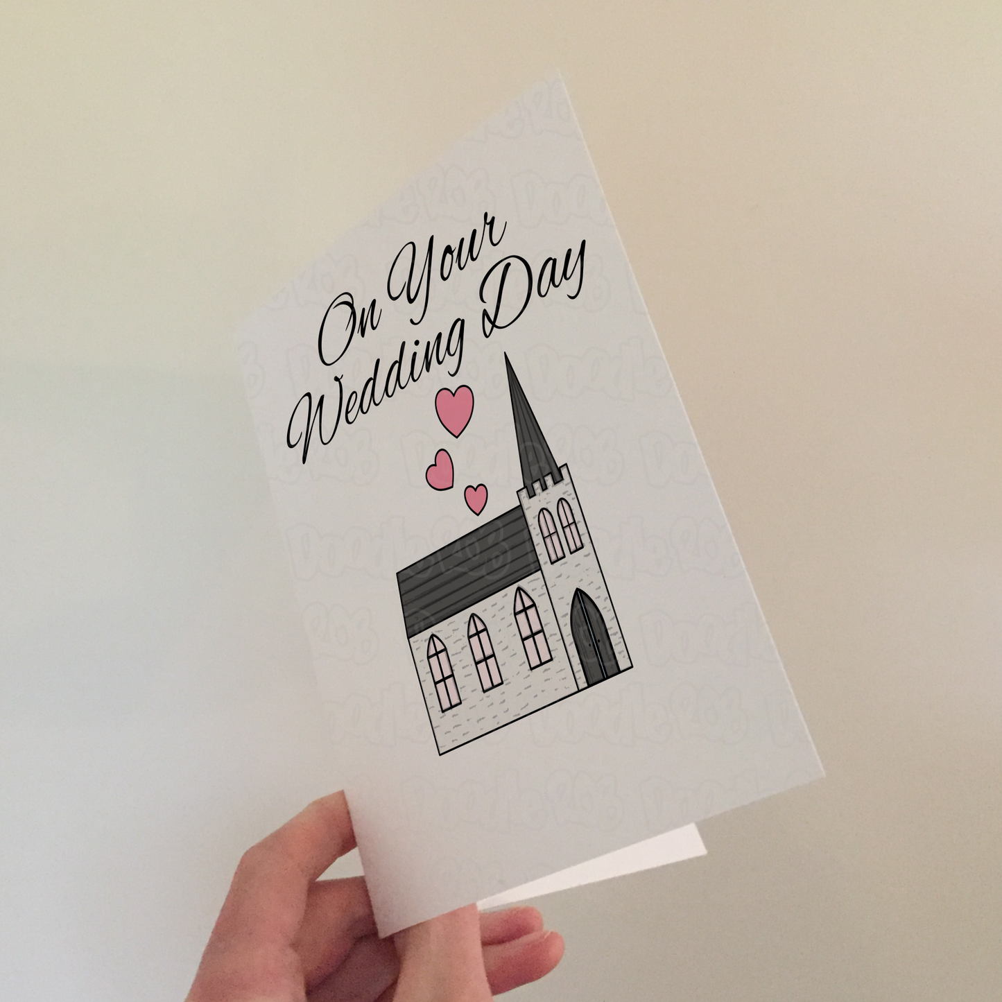 Church Wedding Card - On Your Wedding Day - Christian Wedding Card - Religious Greeting Card