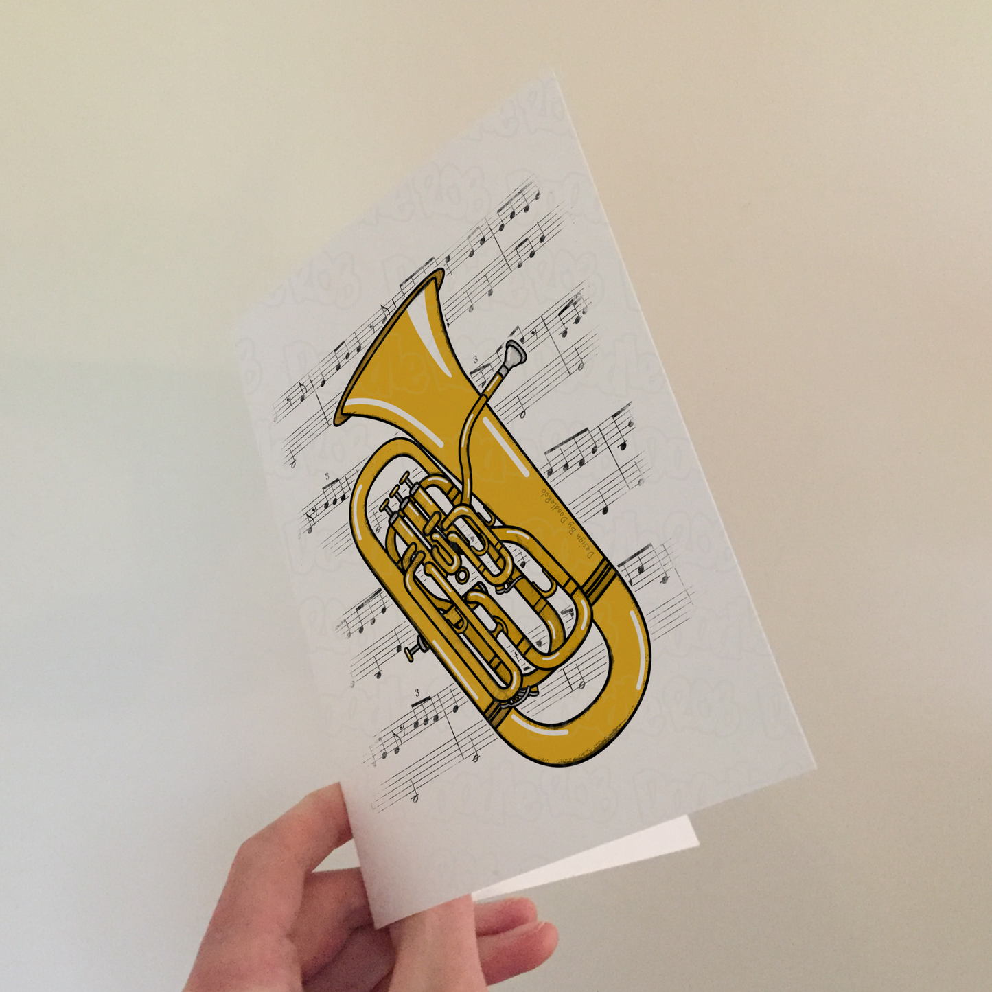 Euphonium Greeting Card (Colour) - Euphoniumist Birthday Card - Brass Musician Card