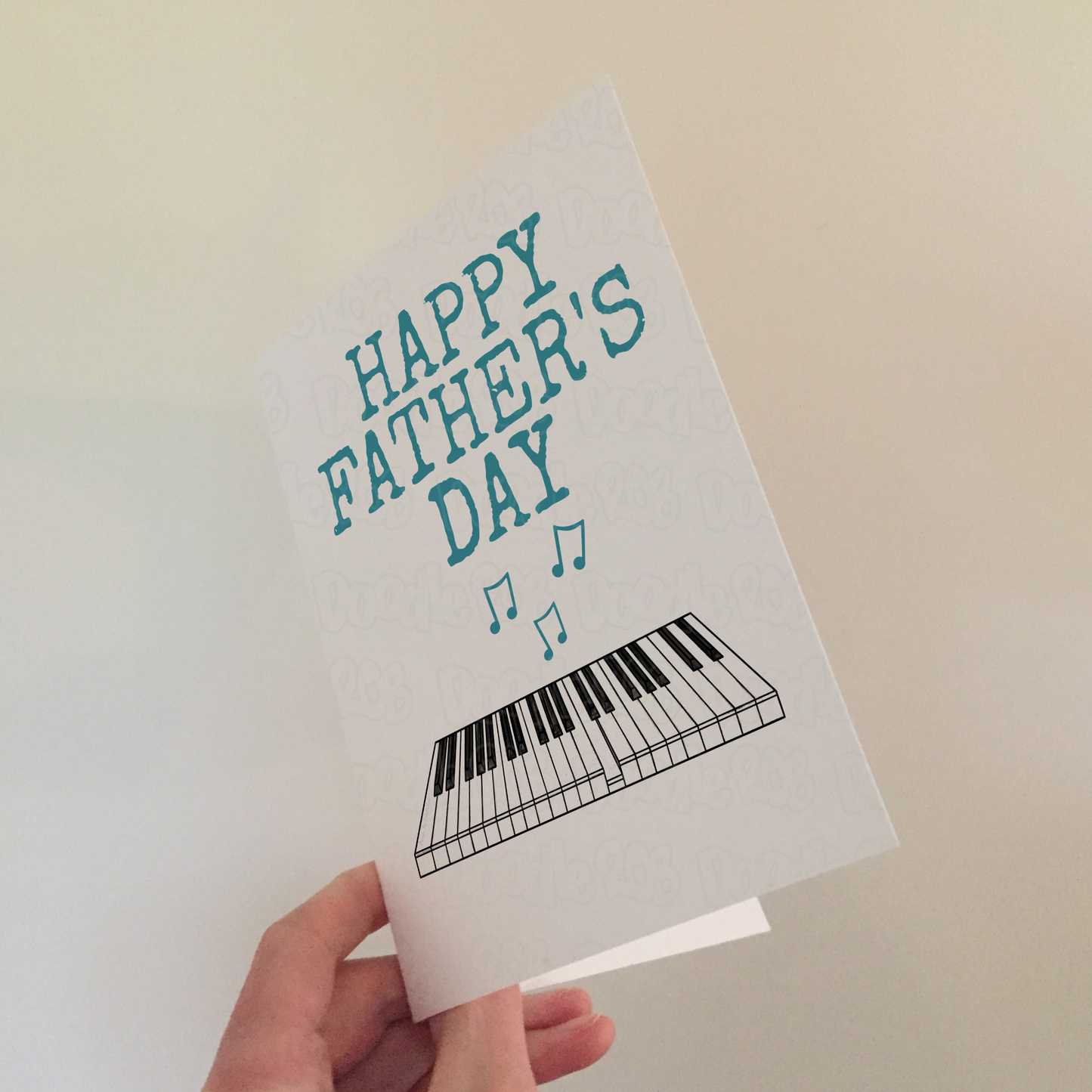 Piano Father's Day Card - Dad Pianist Musician