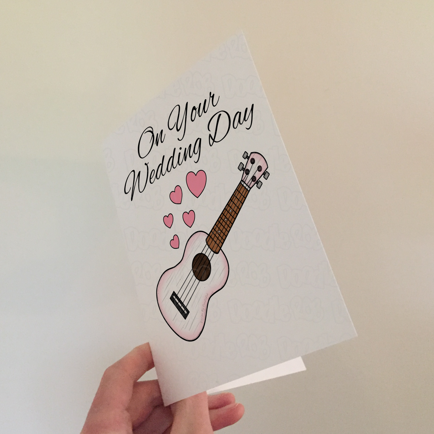 Ukulele Wedding Card - On Your Wedding Day - Wedding Card For Musicians