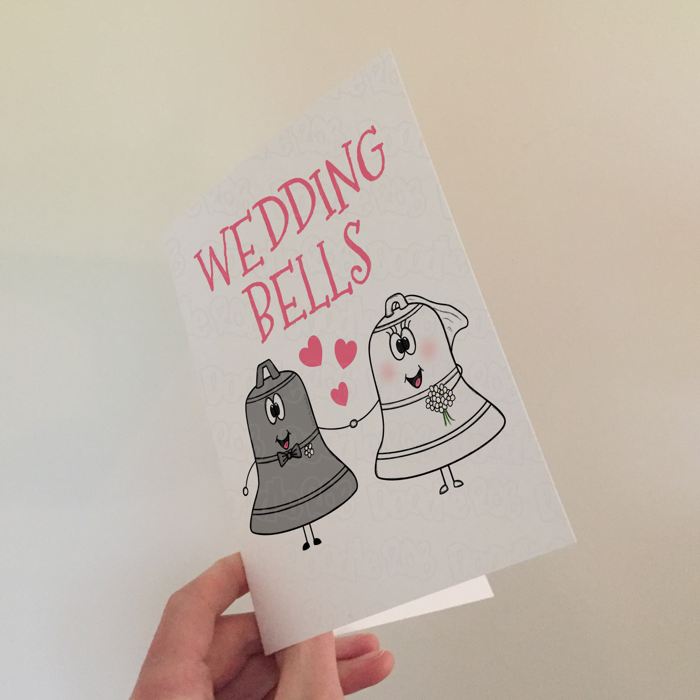 Wedding Bells Card - Engagement Card - Wedding Greeting Card