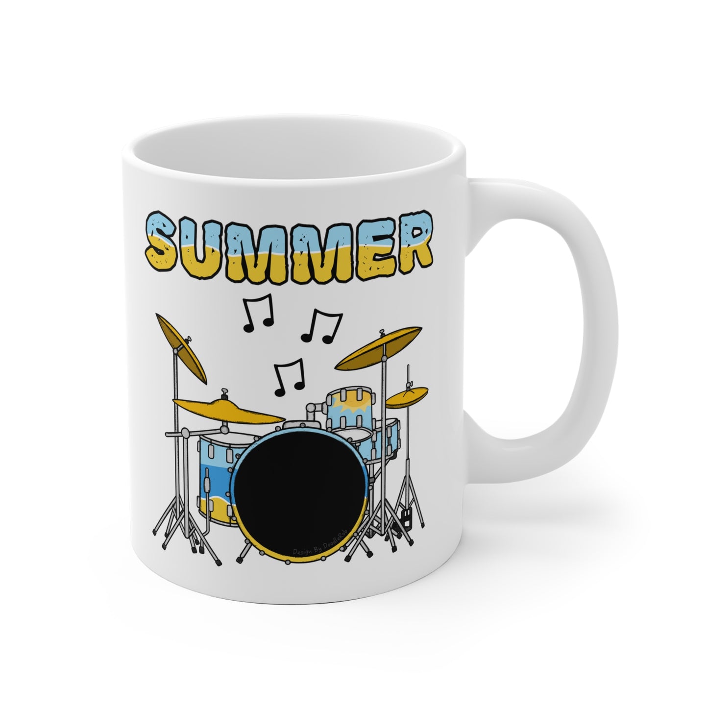 Dummer Summer Mug - Drum Teacher Mug - Summer Musician Gift