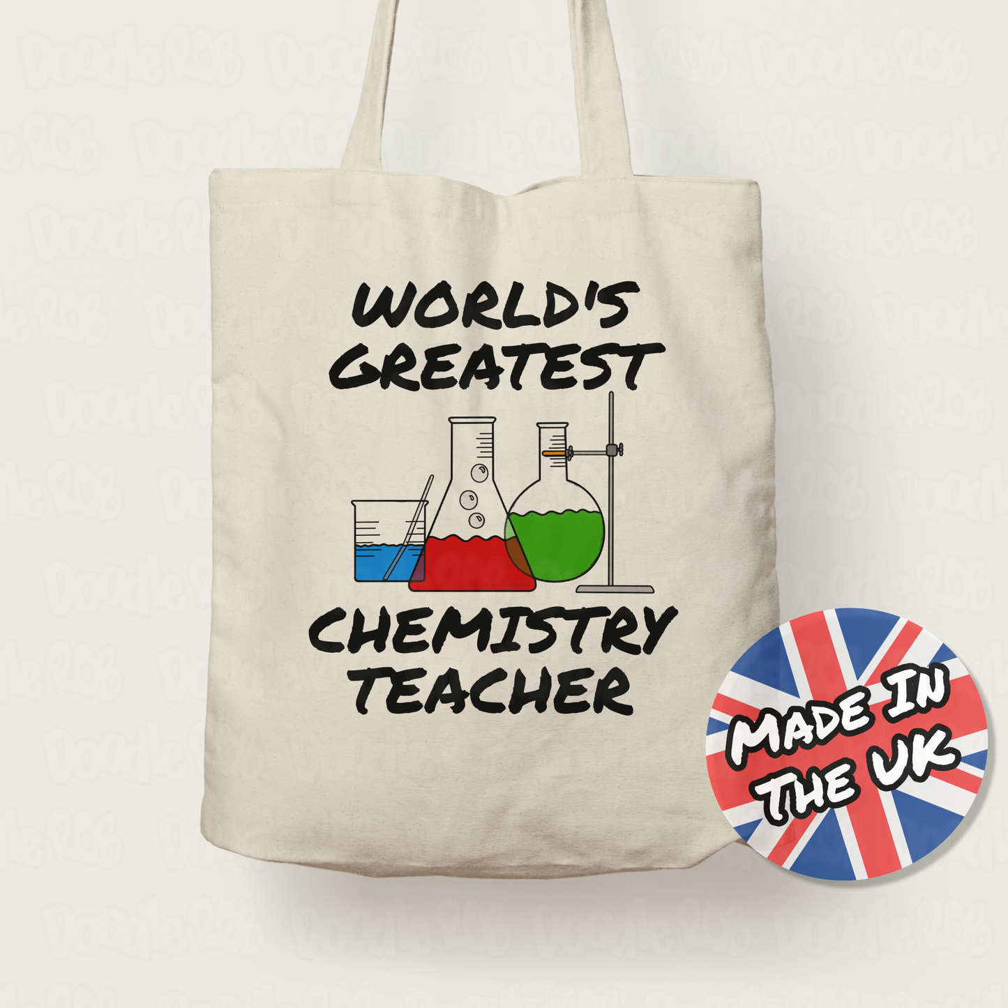 Chemistry Teacher Tote Bag - World's Greatest Chemistry Teacher - Science Teacher Gift