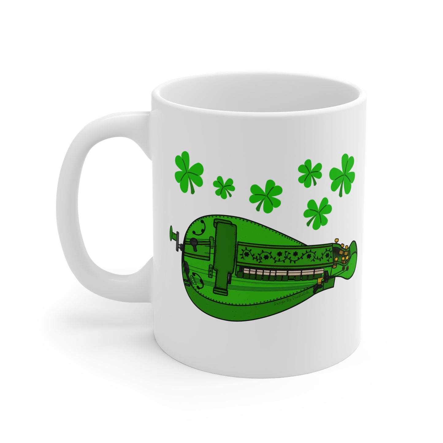 Hurdy Gurdy Mug - Gift For Gurdyist - Folk Musician Mug - St Patrick's Day Gift