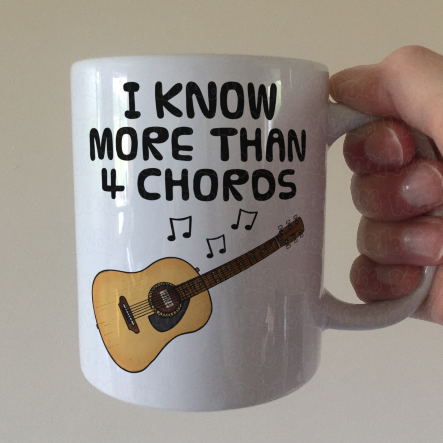 Funny Guitar Mug - Acoustic Guitarist Mug - Worship Leader Gift - Church Guitarist