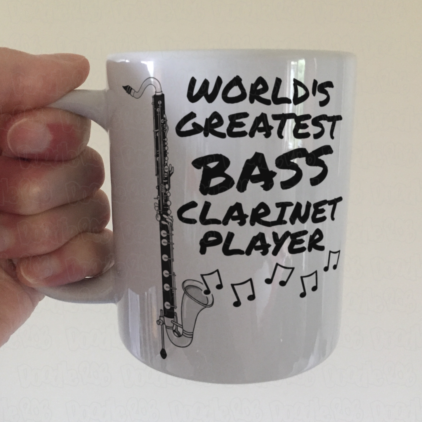 Bass Clarinet Mug - World's Greatest Bass Clarinet Player - Clarinetist Gift