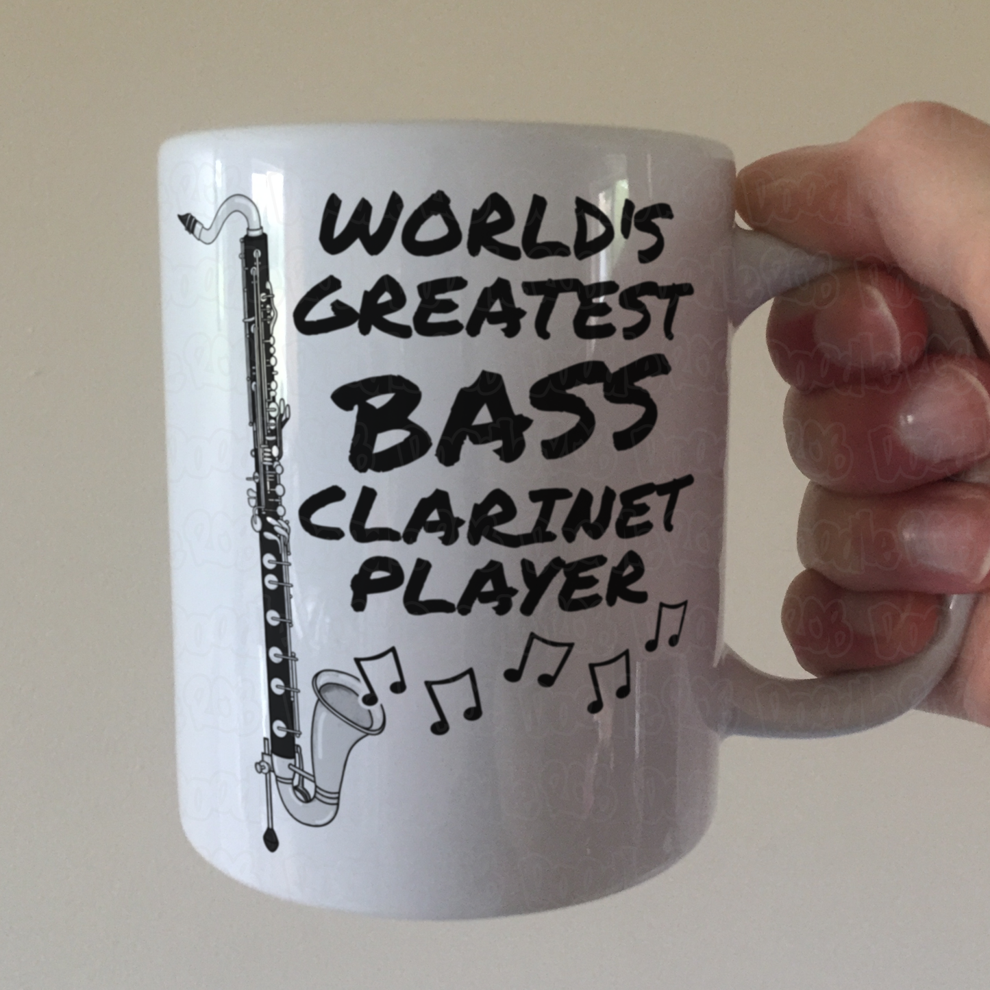 Bass Clarinet Mug - World's Greatest Bass Clarinet Player - Clarinetist Gift