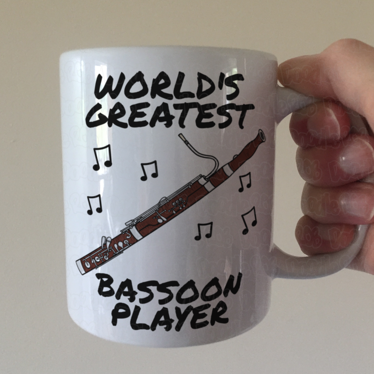 Bassoonist Mug - World's Greatest Bassoon Player - Woodwind Teacher Gift