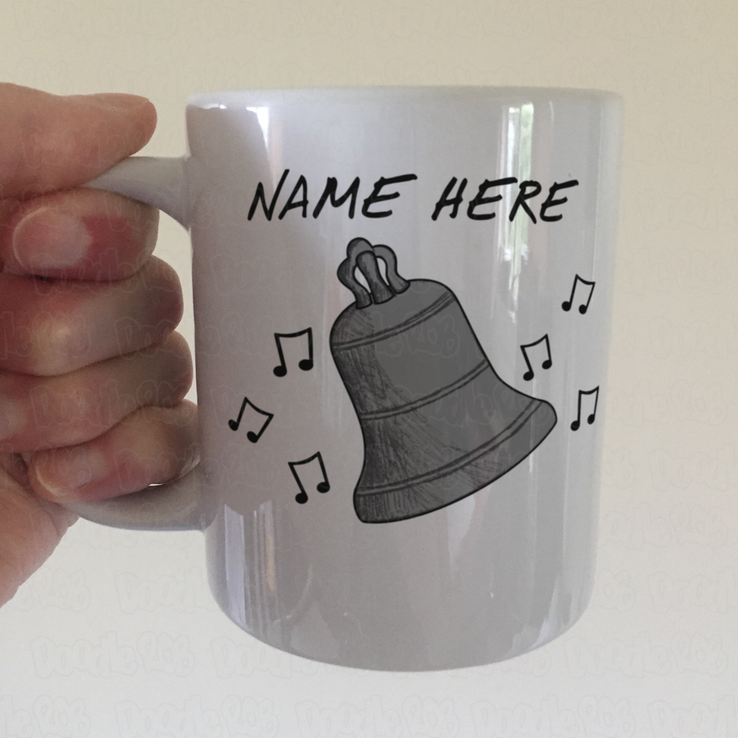 Bell Ringer Personalised Mug - Bell Ringing Custom Gift - Church Musician Gift