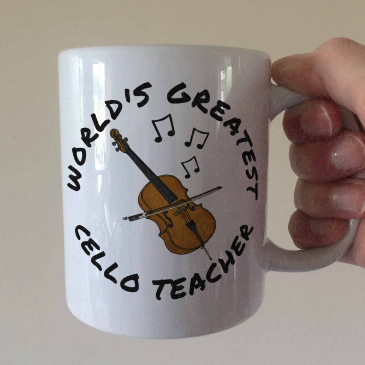 Cello Teacher Mug - World's Greatest Cello Teacher - String Teacher Gift