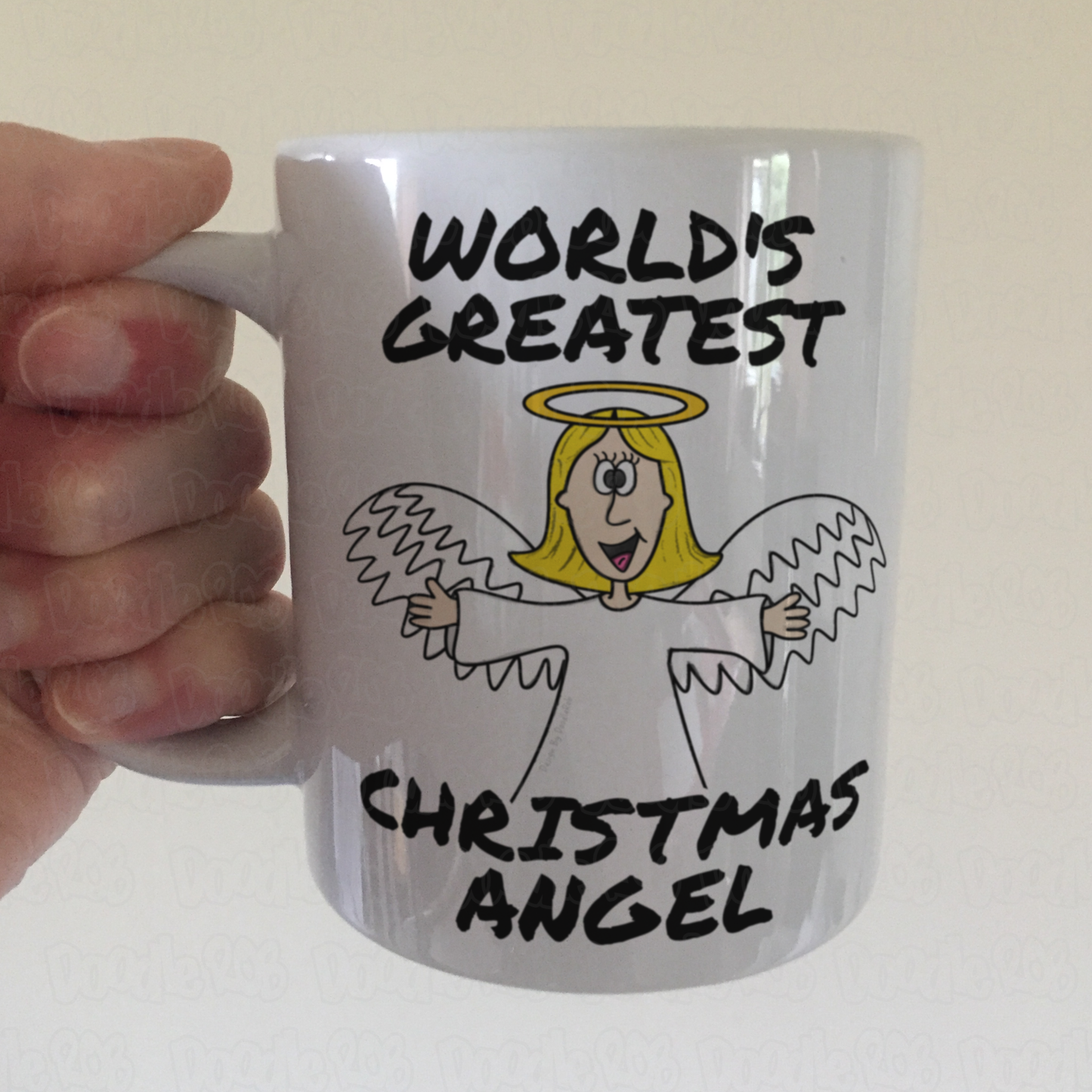 Christmas Nativity Mug - World's Greatest Christmas Angel - Funny Church Xmas Gift