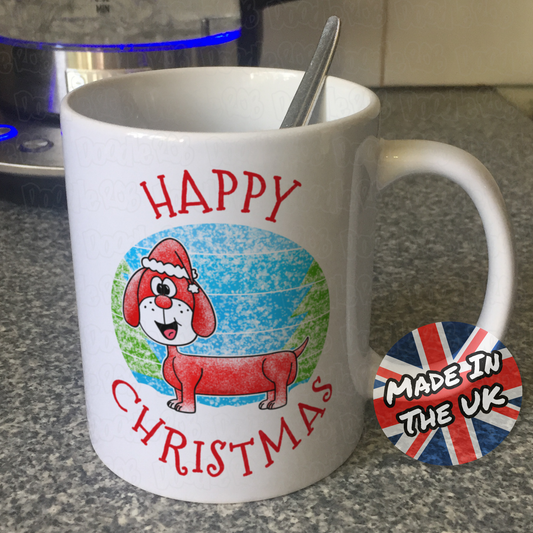 Dachshund Christmas Mug - Sausage Dog Xmas Mug - Christmas Gift For Dog Lover
