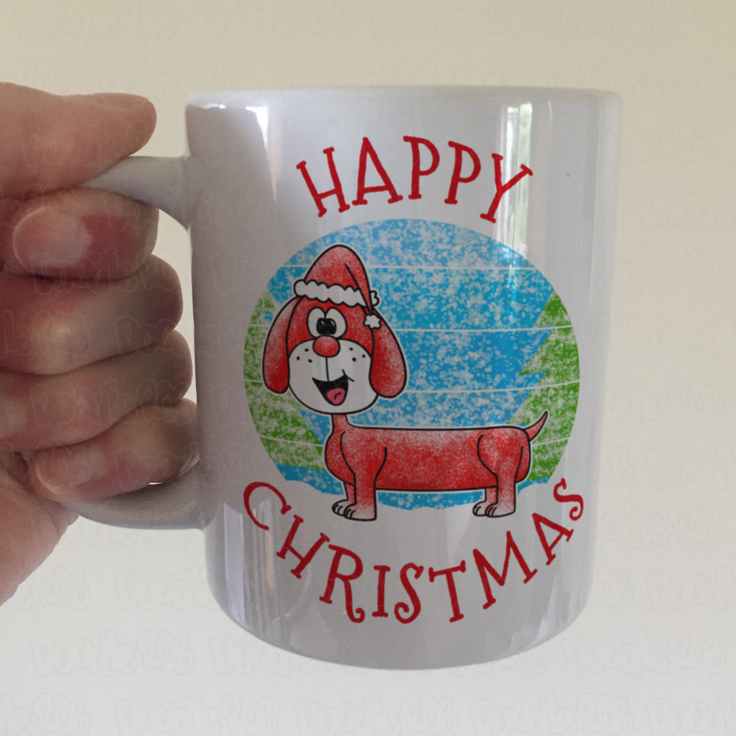 Dachshund Christmas Mug - Sausage Dog Xmas Mug - Christmas Gift For Dog Lover