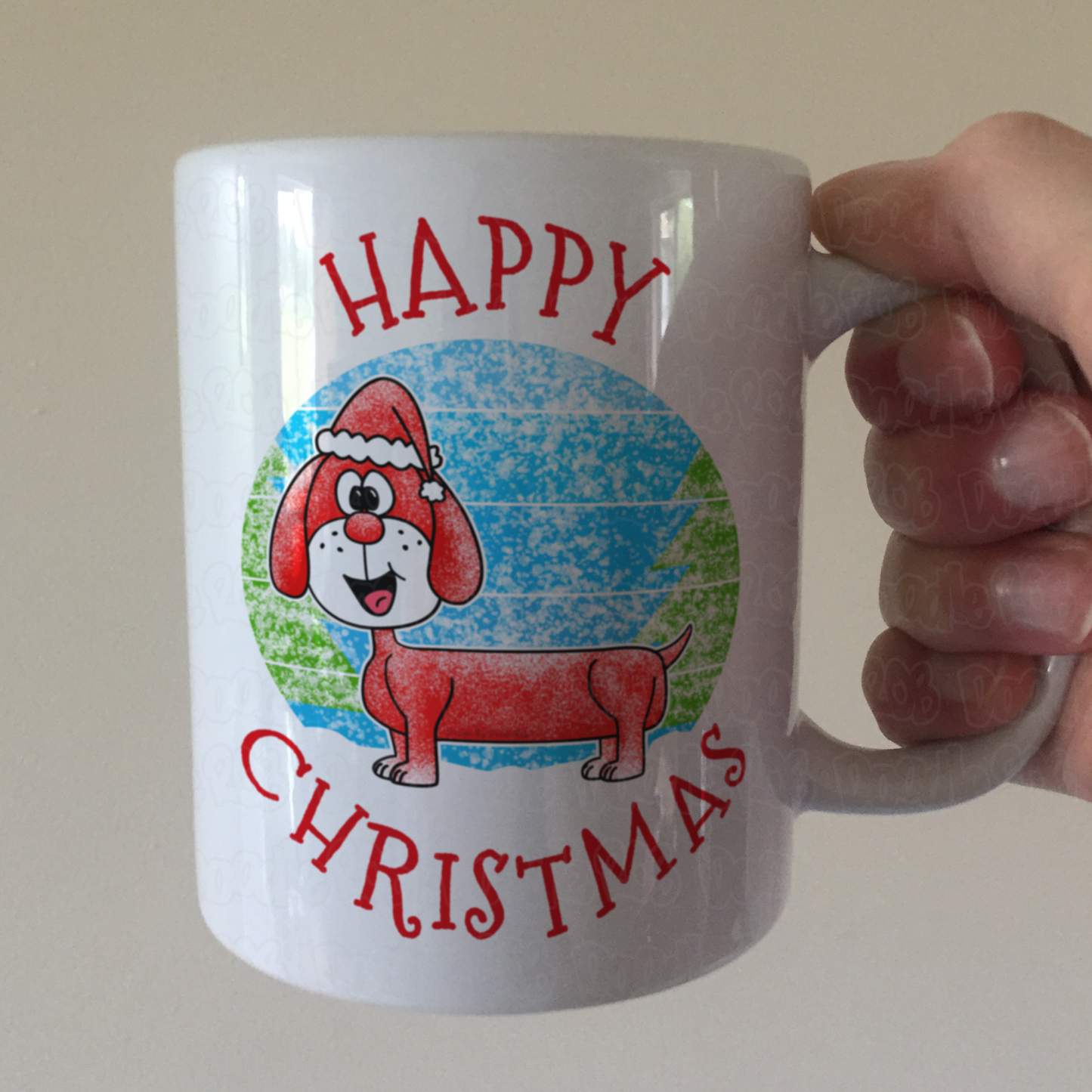 Dachshund Christmas Mug - Sausage Dog Xmas Mug - Christmas Gift For Dog Lover
