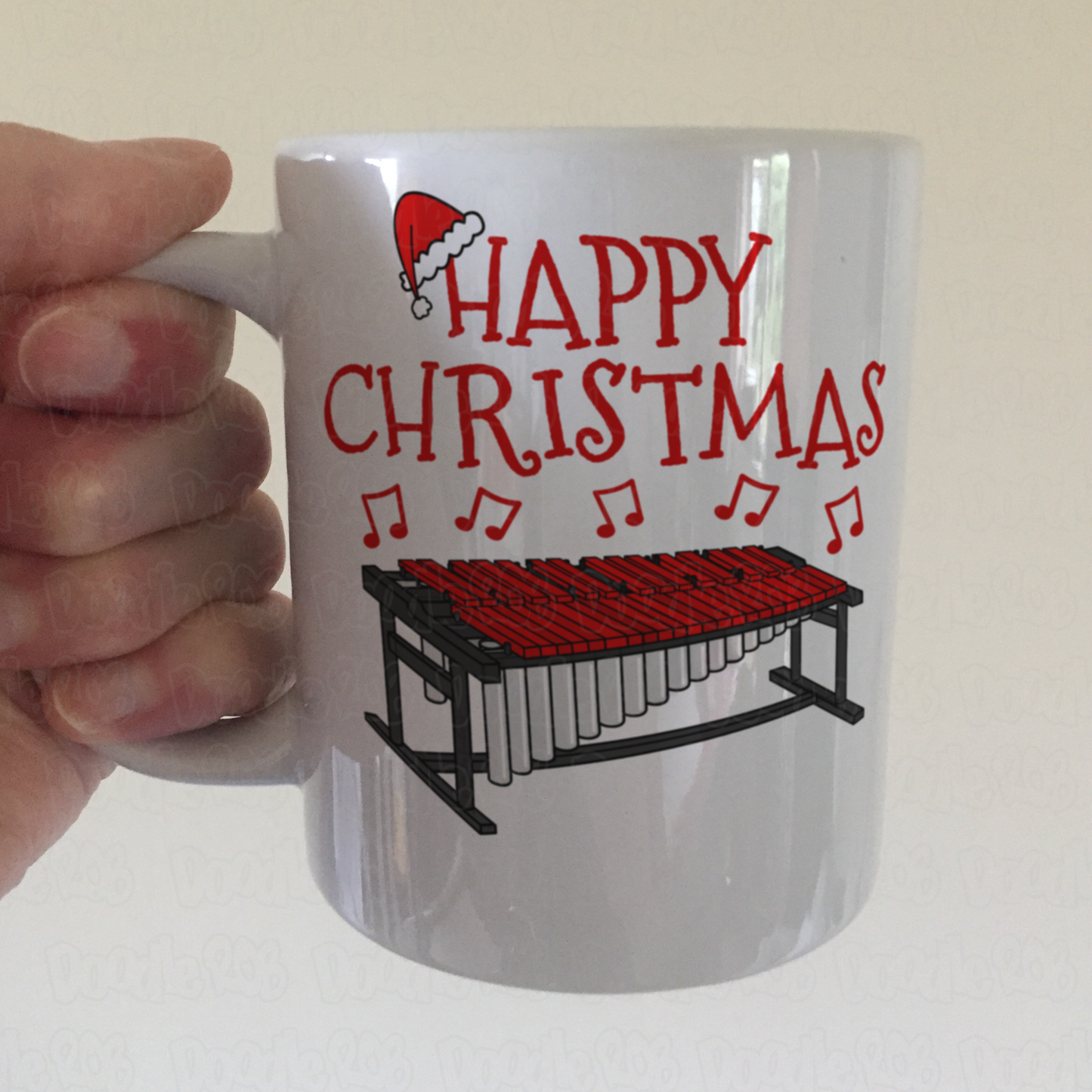 Marimba Christmas Mug - Marimbist Gift - Percussionist Xmas Gift