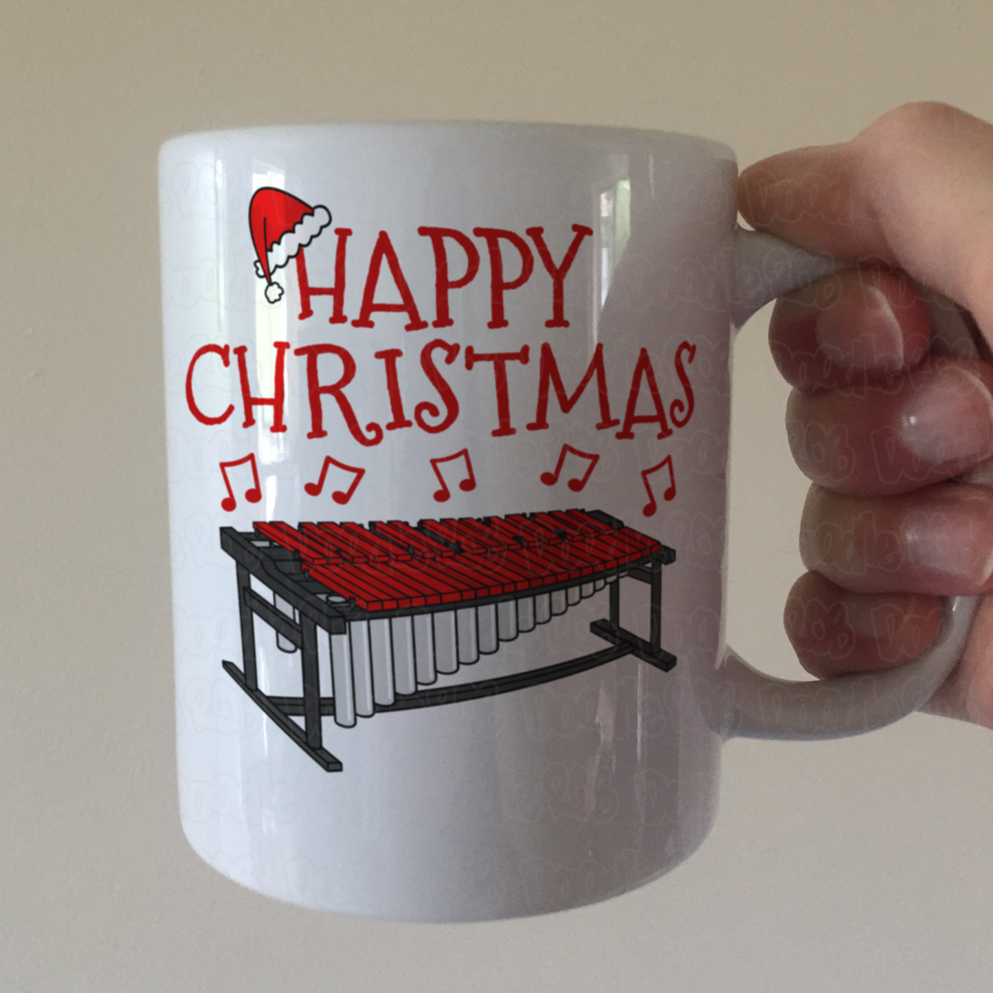 Marimba Christmas Mug - Marimbist Gift - Percussionist Xmas Gift