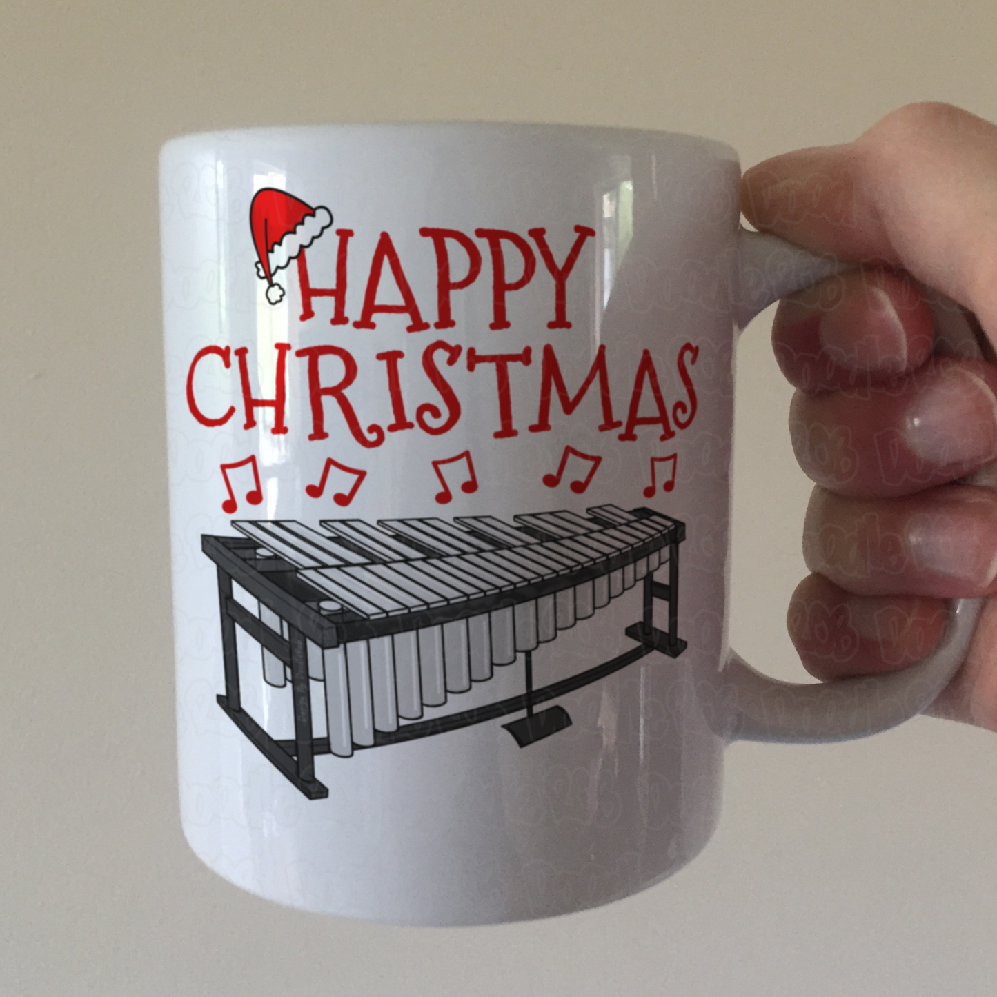 Vibraphone Christmas Mug - Vibraphonist Gift - Percussionist Xmas Gift