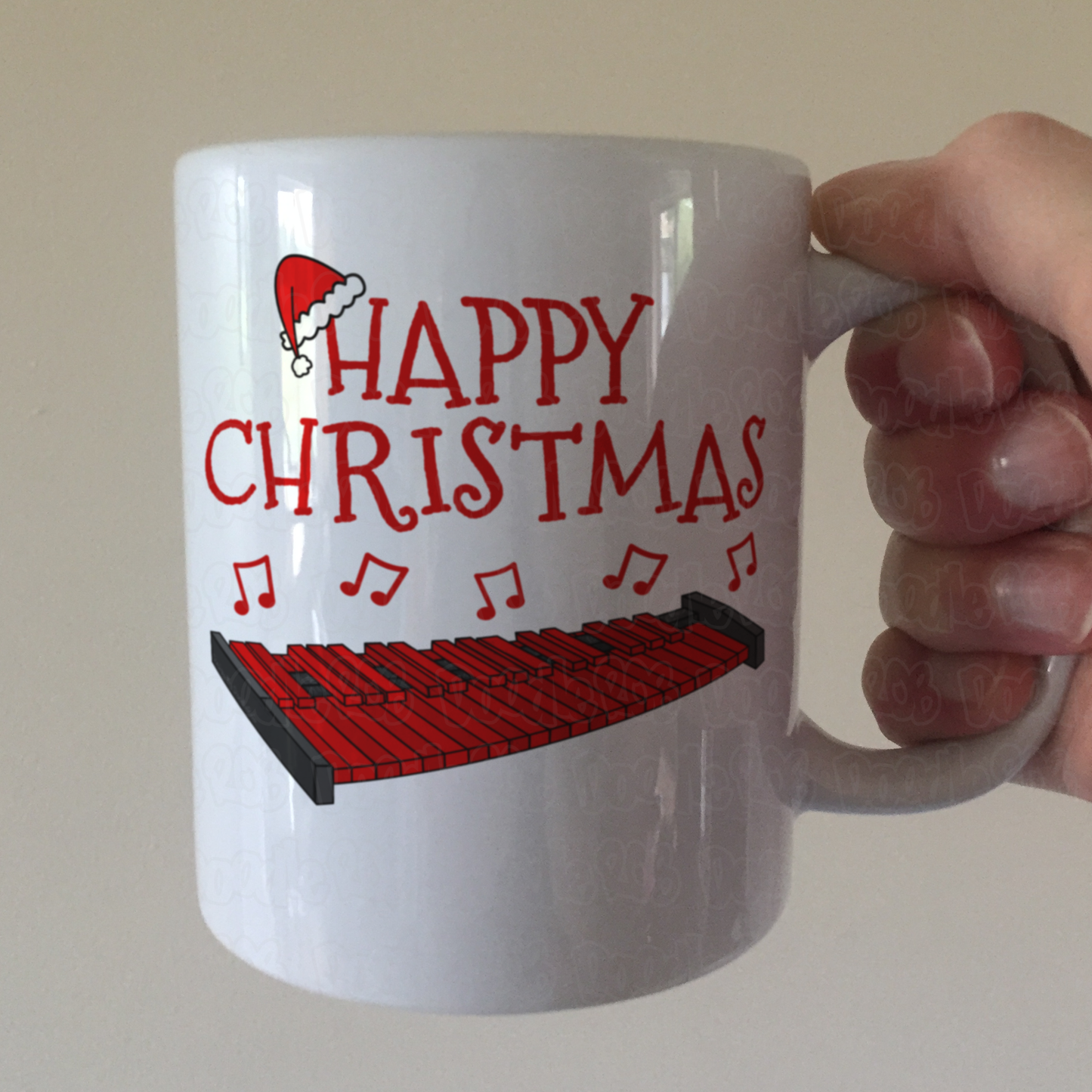 Xylophone Christmas Mug - Xylophonist Gift - Percussionist Xmas Gift