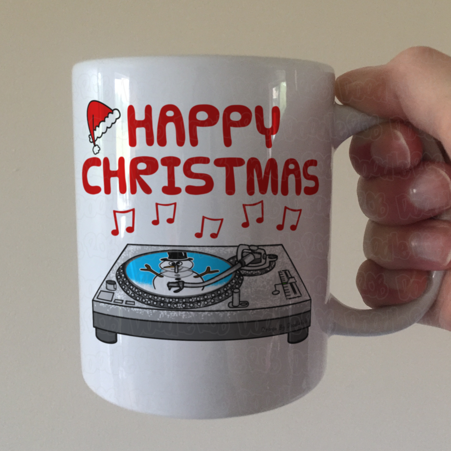 DJ Christmas Mug - Xmas Gift For DJ - Music Producer Gift
