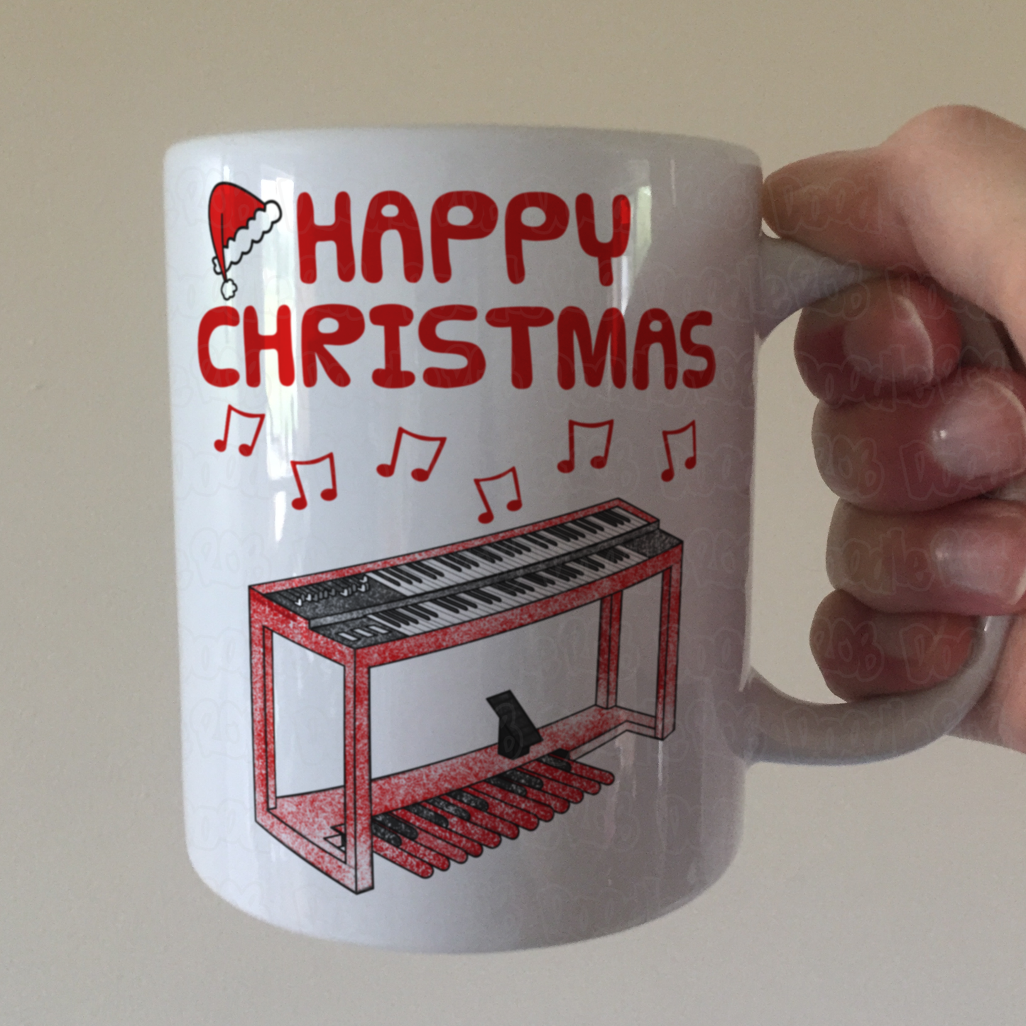 Jazz Organist Christmas Mug - Organ Xmas Mug - Organ Teacher Gift - Rock Organist Mug