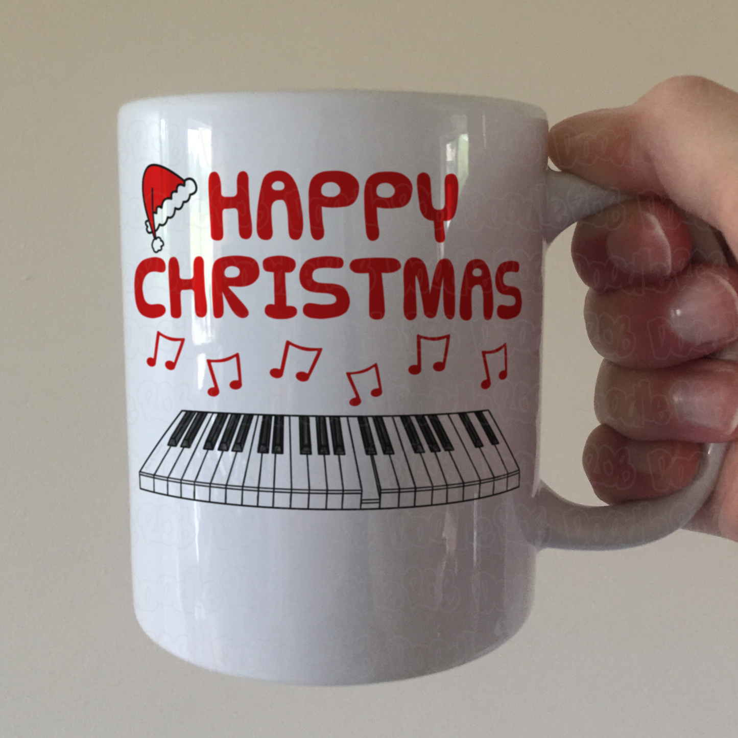 Piano Christmas Mug - Pianist Christmas Gift - Piano Teacher Gift