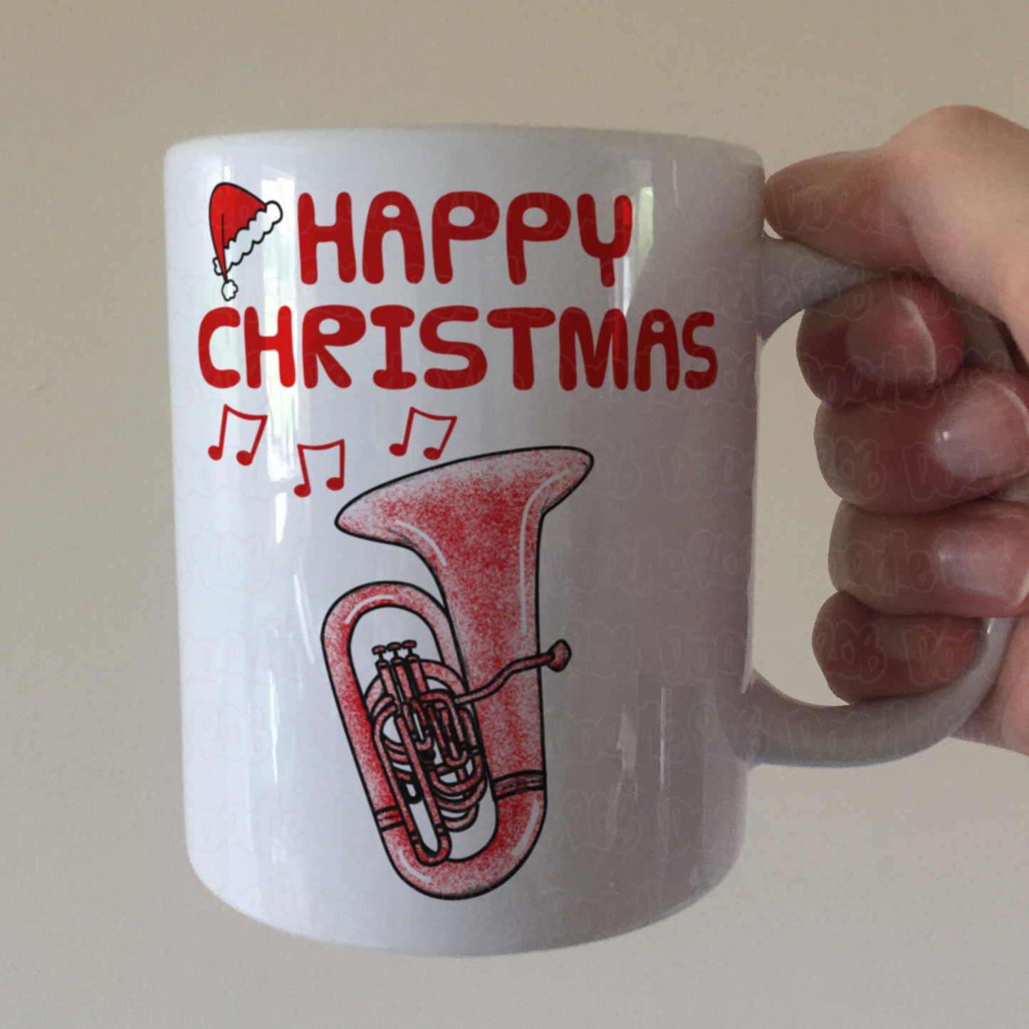 Tuba Christmas Mug - Gift For Tubaist - Tuba Teacher Mug - Brass Musician Xmas Gift