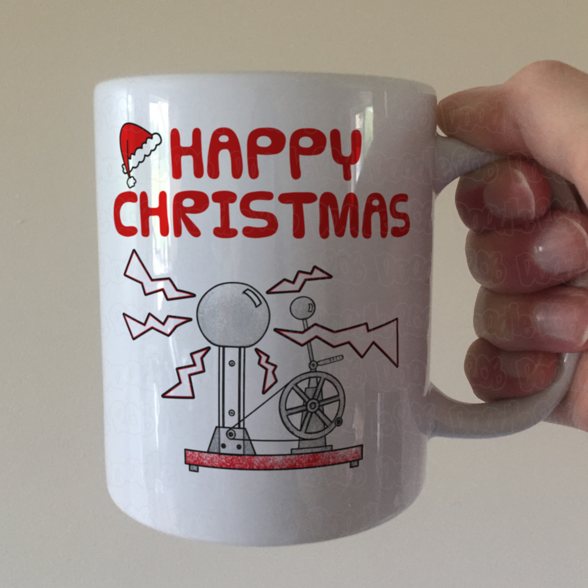 Physics Christmas Mug - Xmas Gift For Physicist - Science Teacher Gift