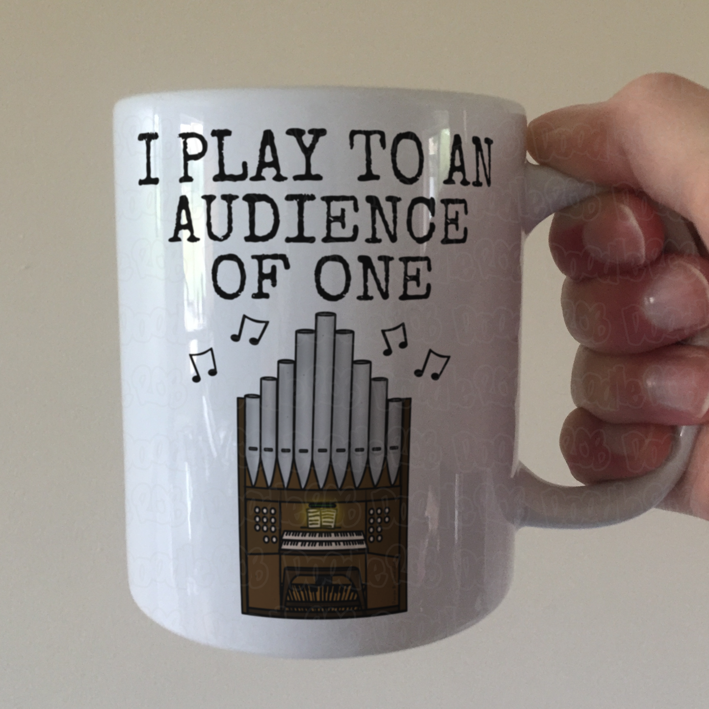Church Organist Mug - I Play To An Audience Of One - Christian Musician Gift