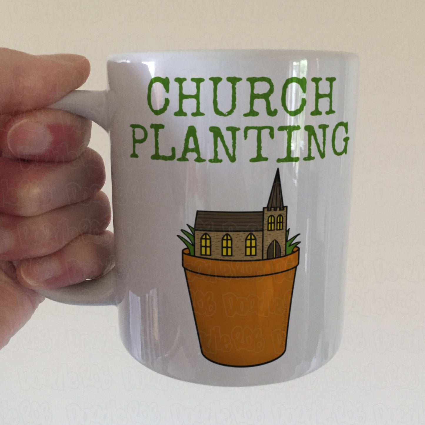 Church Planting Mug - Gift For Pastor - Funny Church Mug - Christian Gardening Gift
