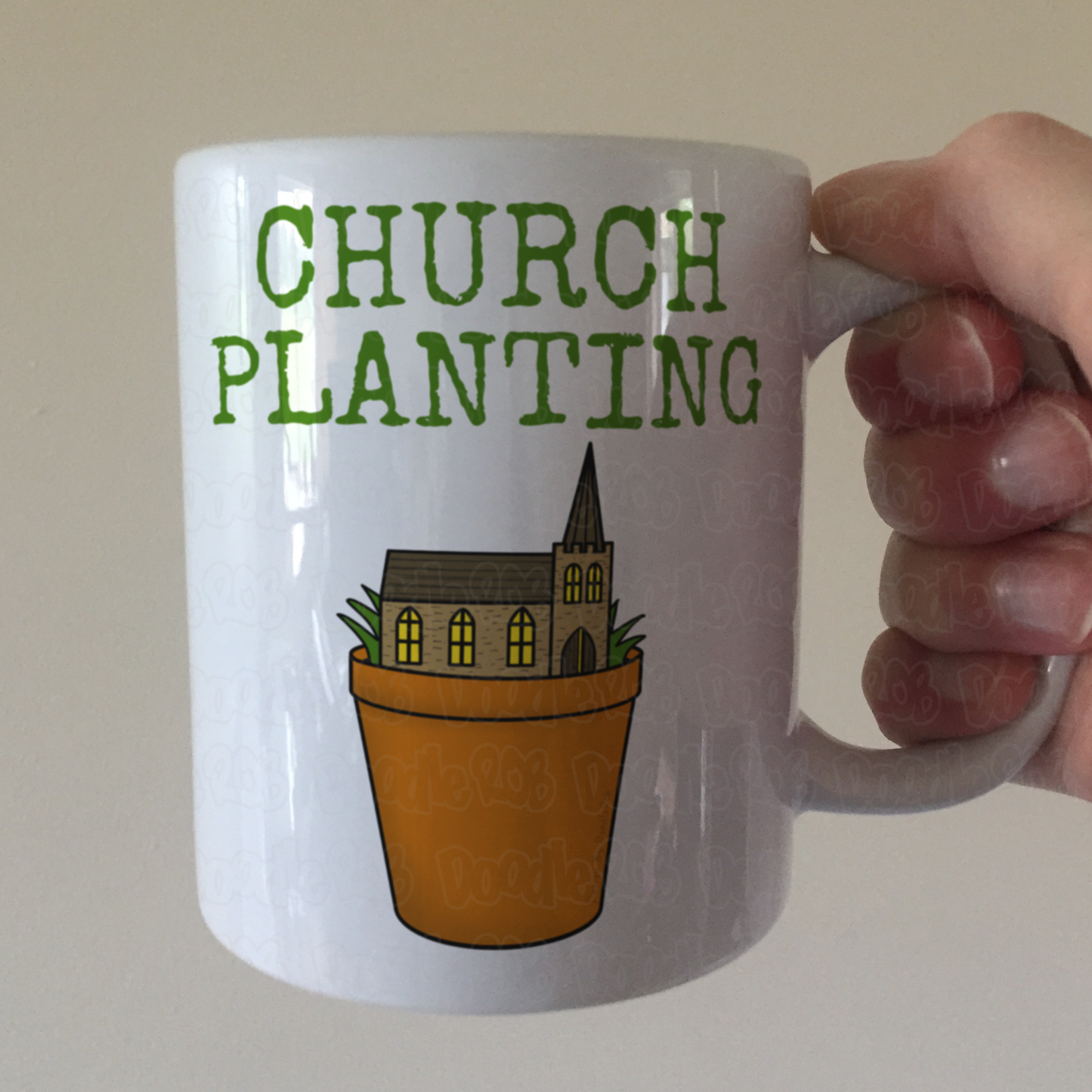 Church Planting Mug - Gift For Pastor - Funny Church Mug - Christian Gardening Gift