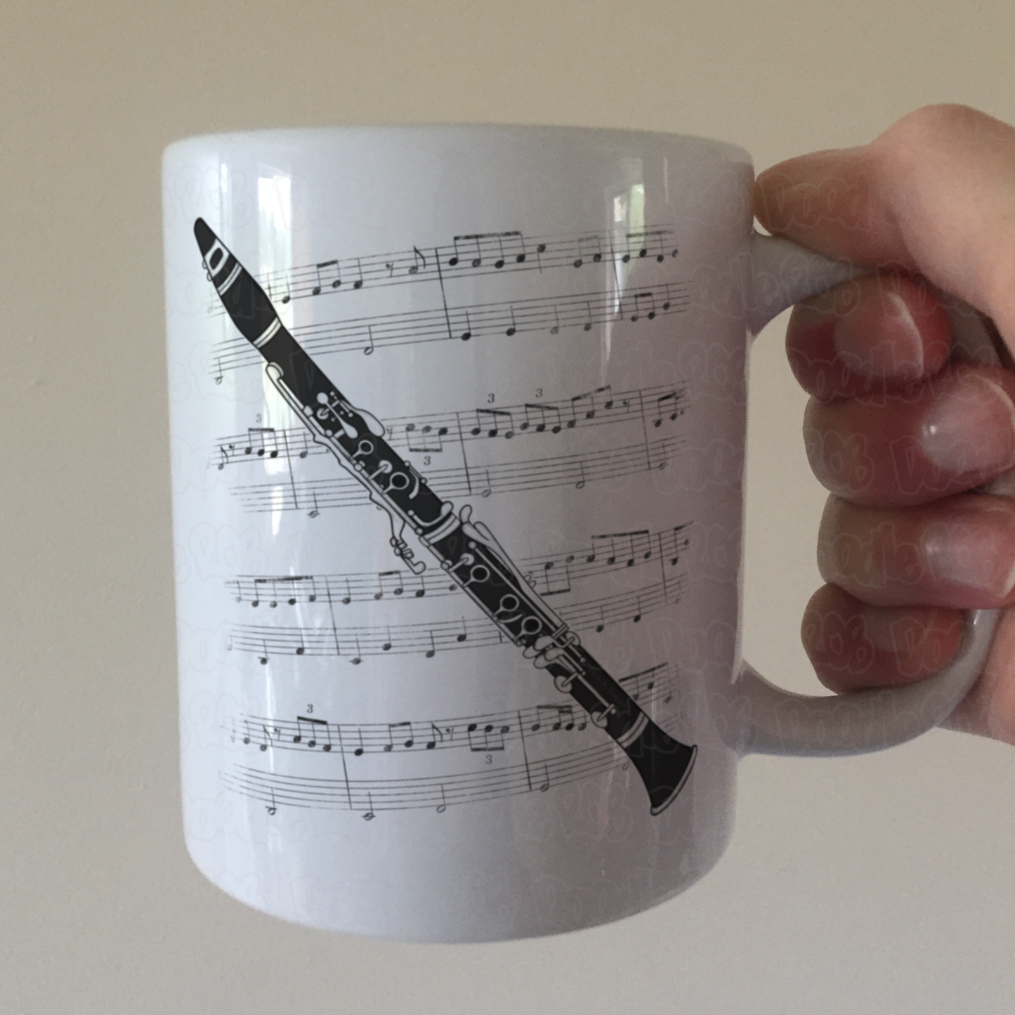 Clarinet Mug - Gift For Clarinetist - Woodwind Musician Gift