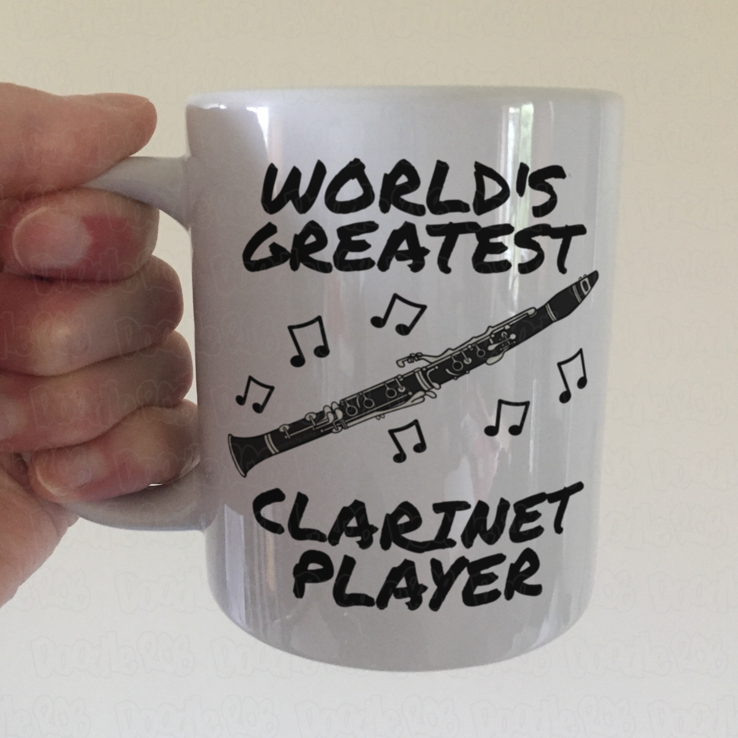 Clarinetist Mug - World's Greatest Clarinet Player - Woodwind Teacher Gift