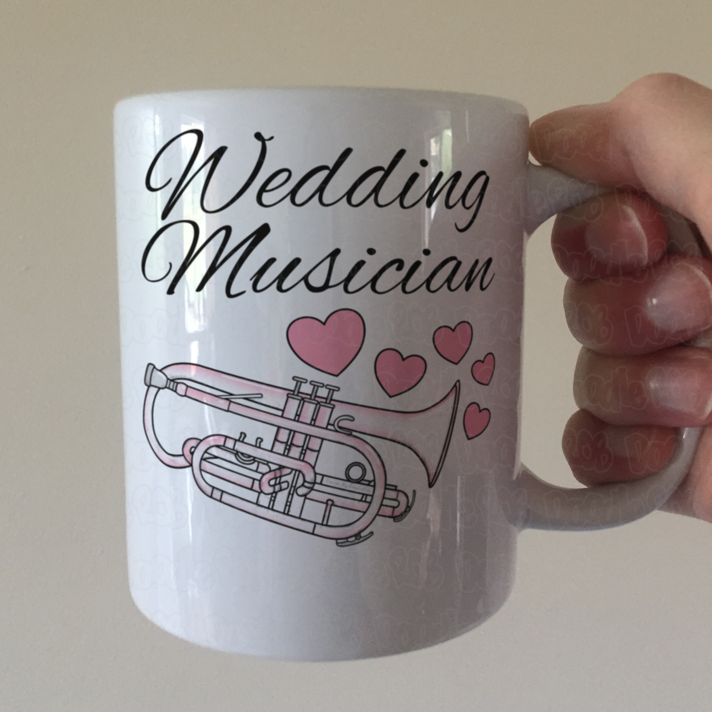 Cornet Wedding Mug - Cornetist Brass Musician Gift