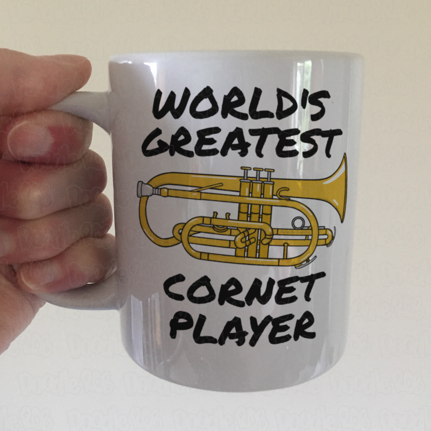 Cornetist Mug - World's Greatest Cornet Player - Brass Musician Gift