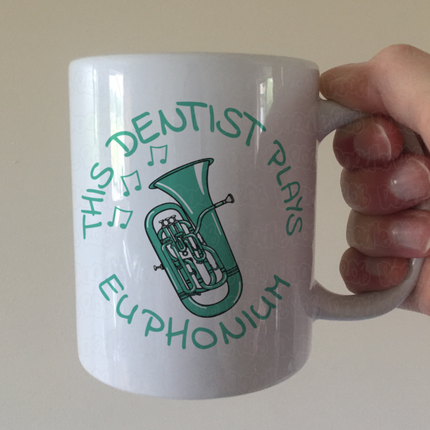 Dentist Euphonium Mug - This Dentist Plays Euphonium - Brass Musician Gift For Dentist