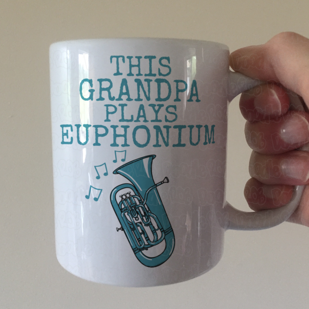 Euphonium Father's Day Mug - This Grandpa Plays Euphonium - Brass Musician Gift
