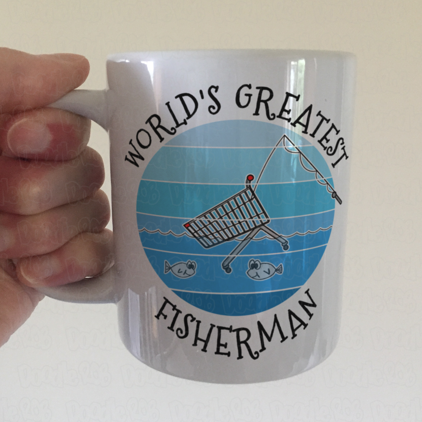 Funny Fishing Mug - World's Greatest Fisherman - Retirement Gift For Him