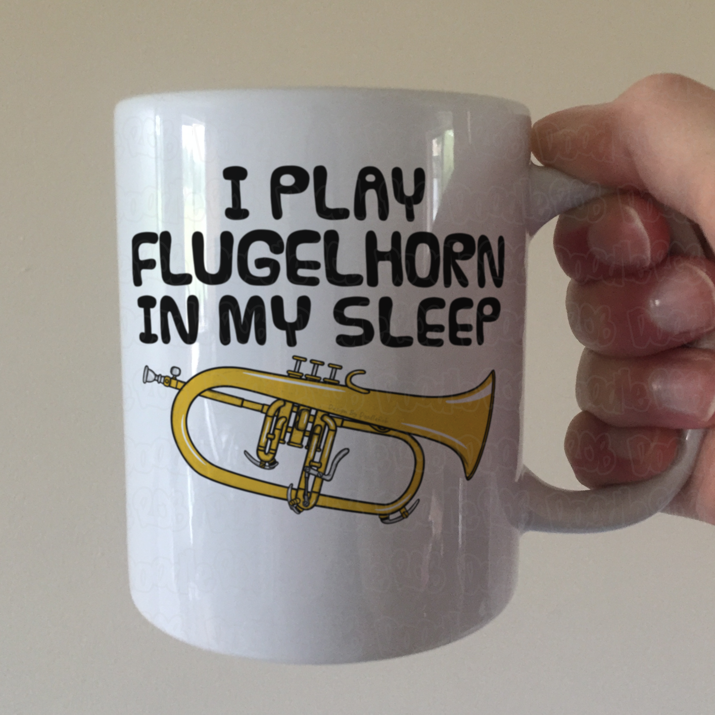 Funny Flugelhorn Mug - I Play Flugelhorn In My Sleep - Brass Musician Gift