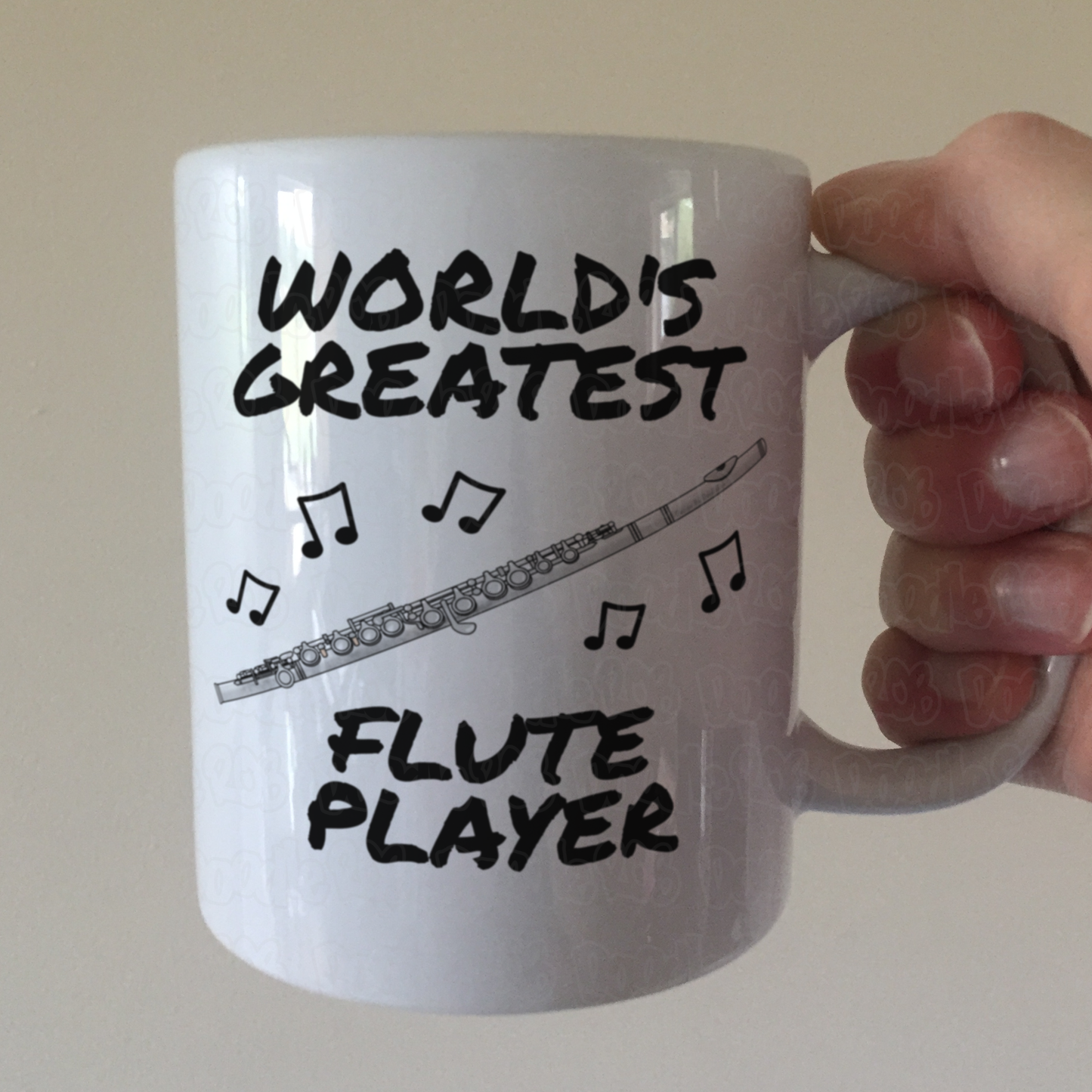 Flautist Mug - World's Greatest Flute Player - Woodwind Teacher Gift