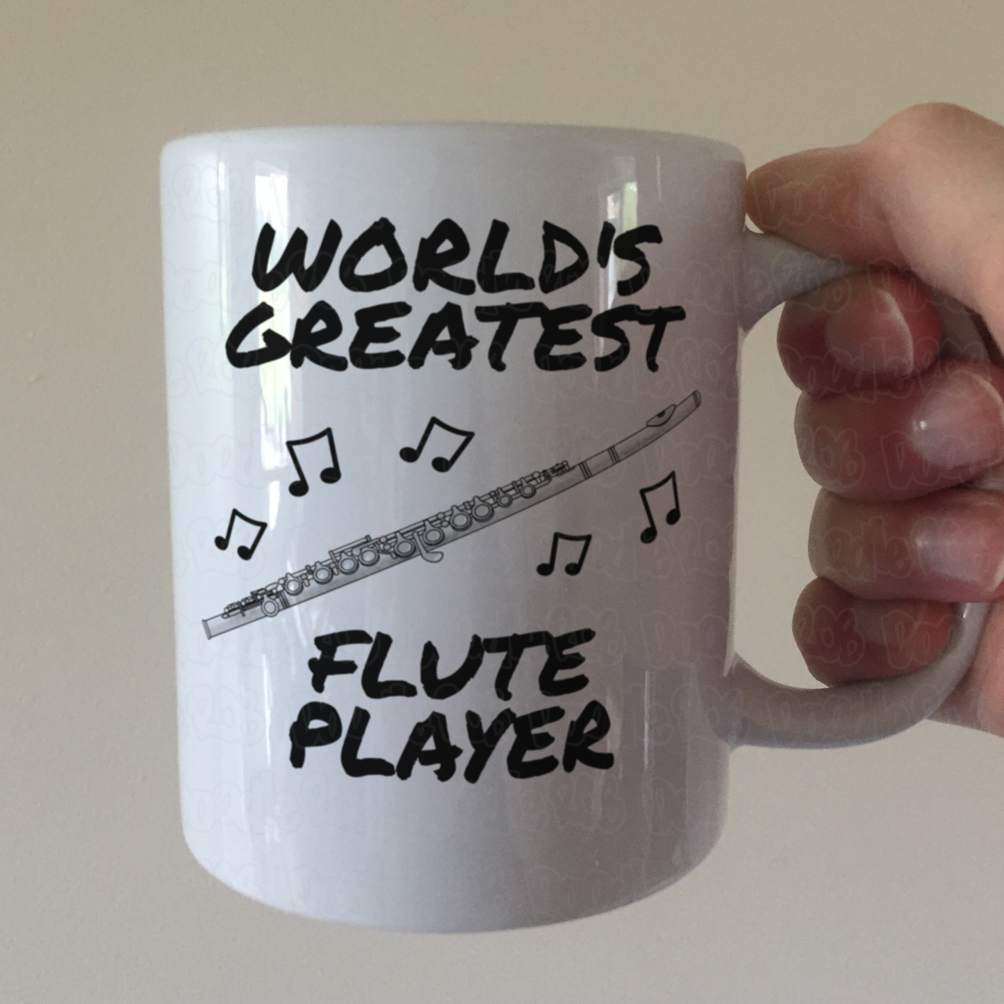 Flautist Mug - World's Greatest Flute Player - Woodwind Teacher Gift