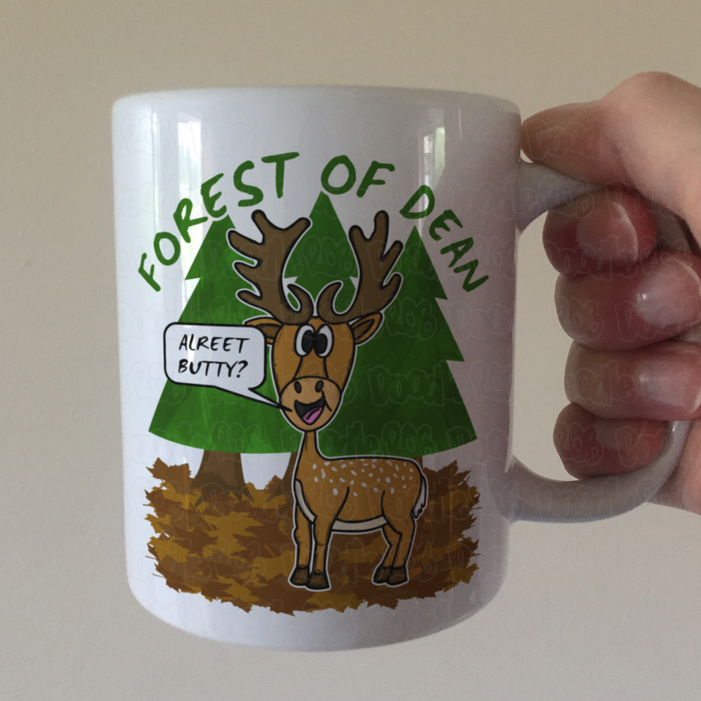 Forest Of Dean Mug - Funny Deer Mug - Gloucestershire Gift