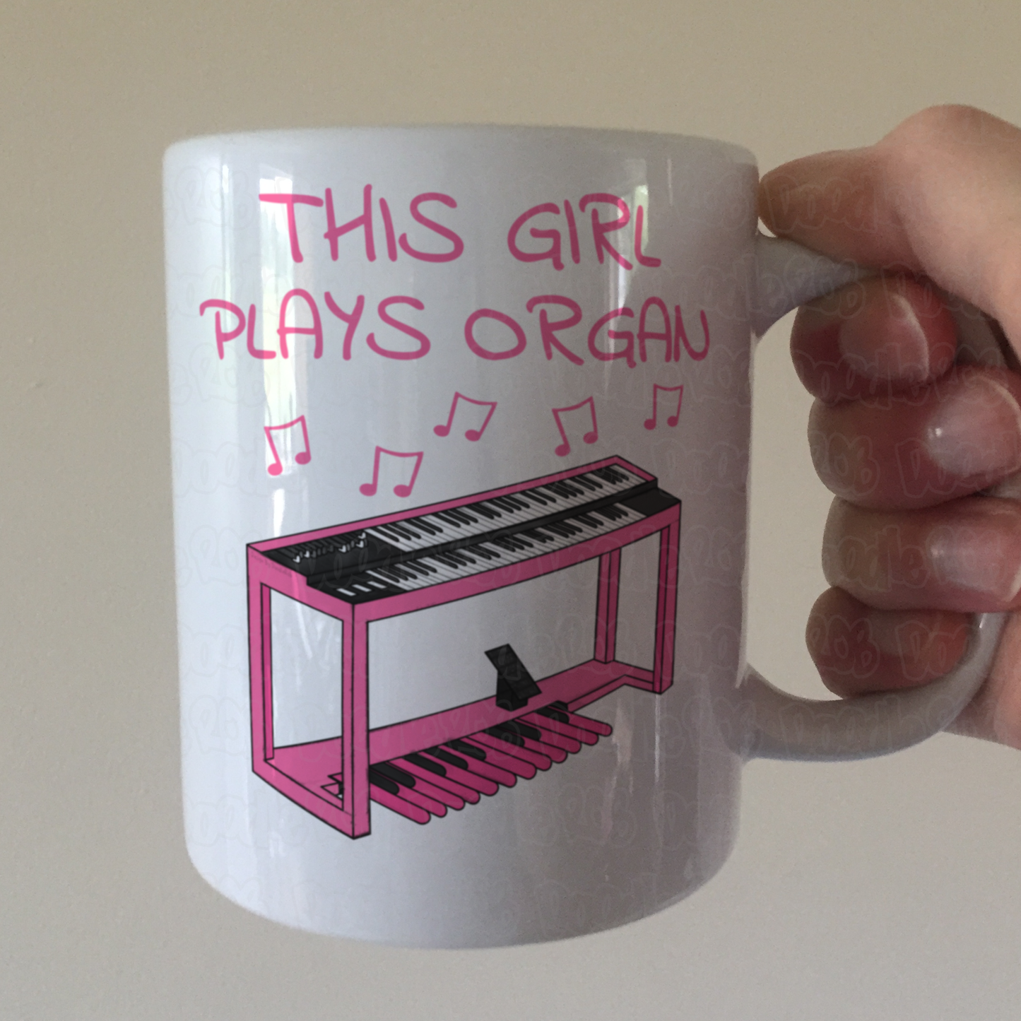 Female Organist Mug - This Girl Plays Organ - Organ Student Gift - Musician Gift For Girl