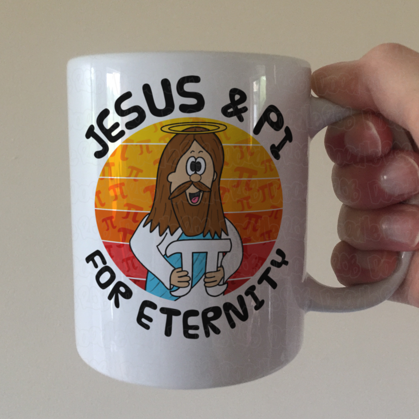 Christian Mathematician Mug - Jesus And Pi For Eternity - Pi Day Gift - Maths Teacher Mug