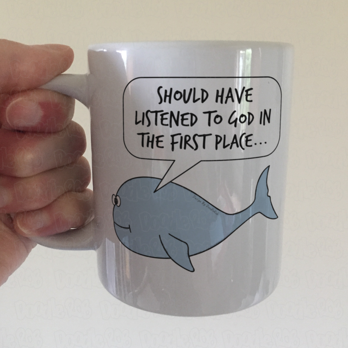 Jonah And The Whale Mug - Should Have Listened To God - Funny Christian Mug - Church Pastor Gift