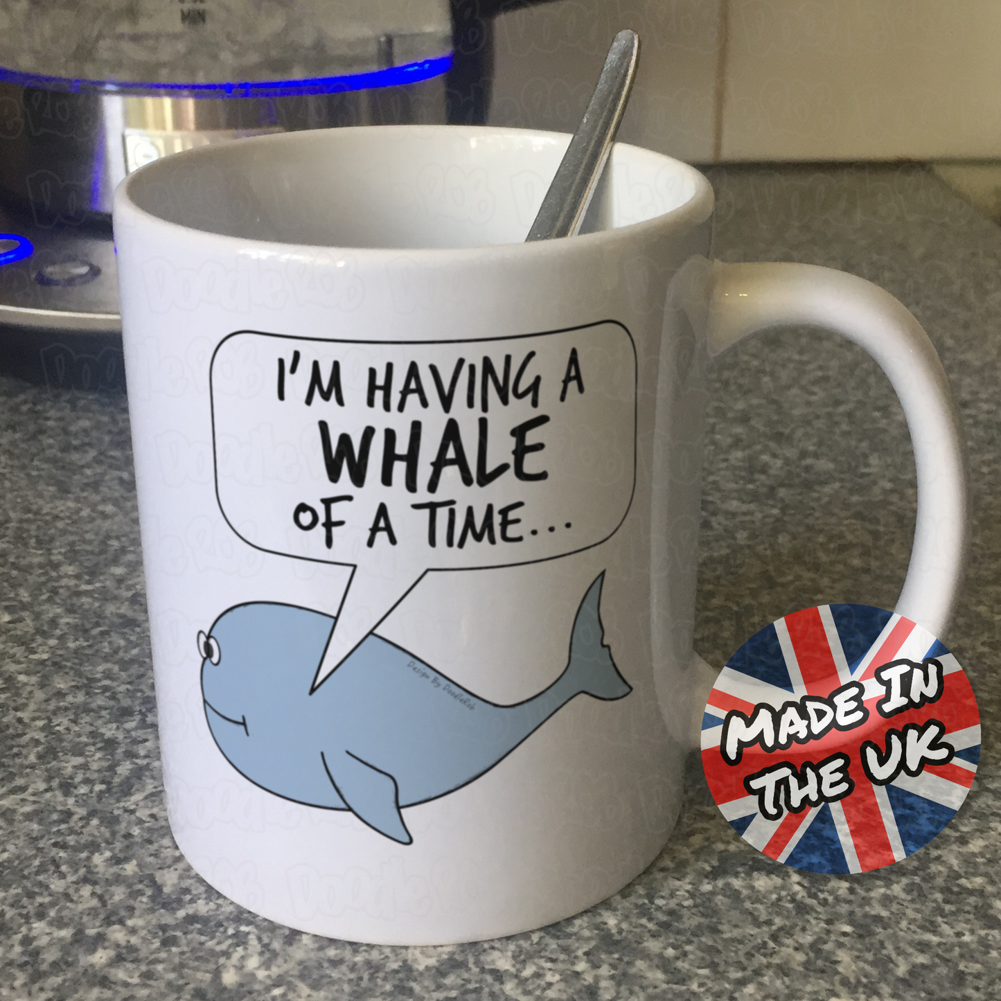 Jonah And The Whale Mug - I'm Having A Whale Of A Time - Funny Church Mug - Sarcastic Christian Gift