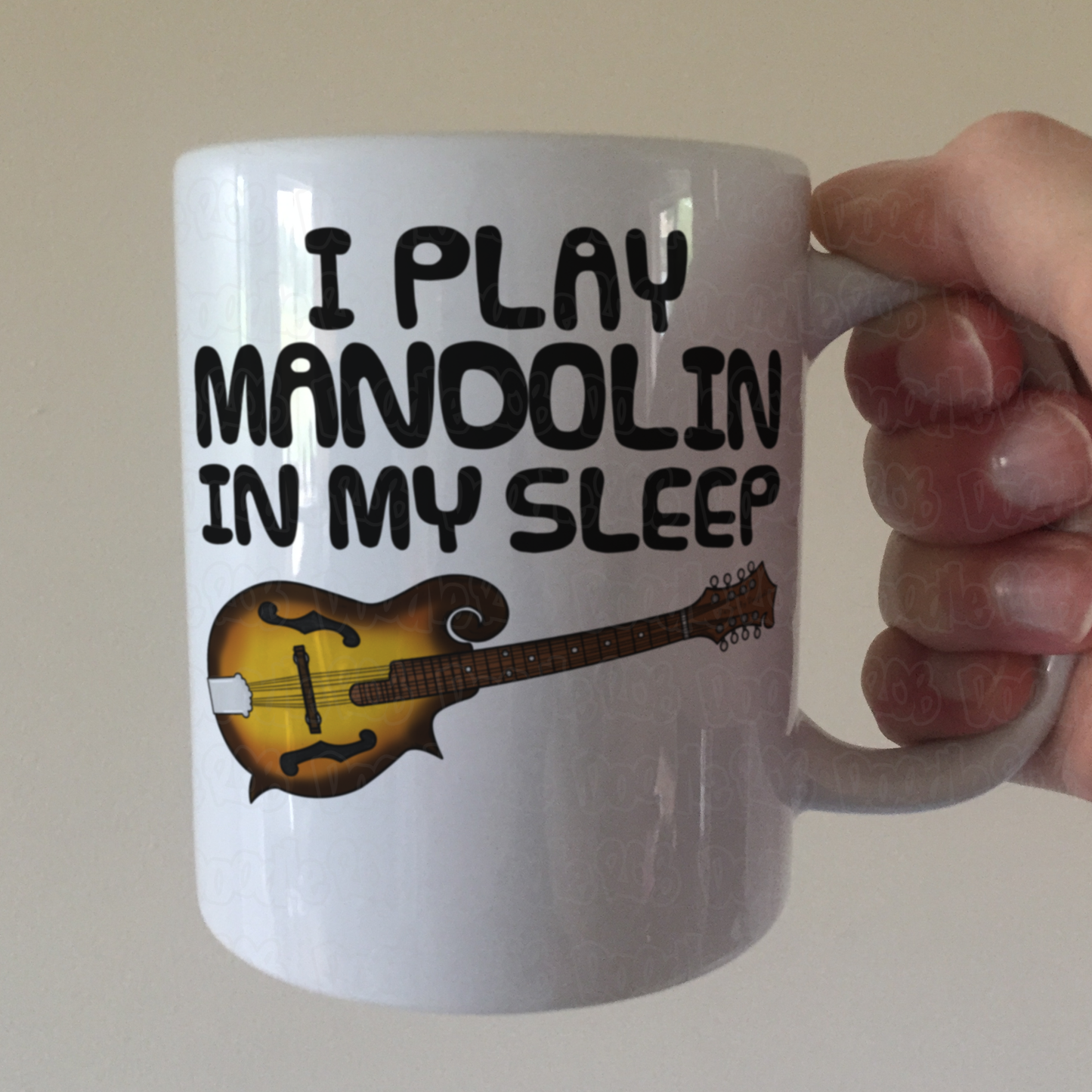 Funny Mandolin Mug - I Play Mandolin In My Sleep - Mandolinist Folk Musician Gift
