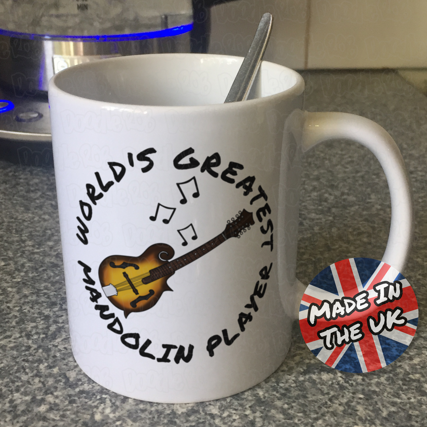 Mandolin Mug - World's Greatest Mandolin Player - Mandolinist Gift